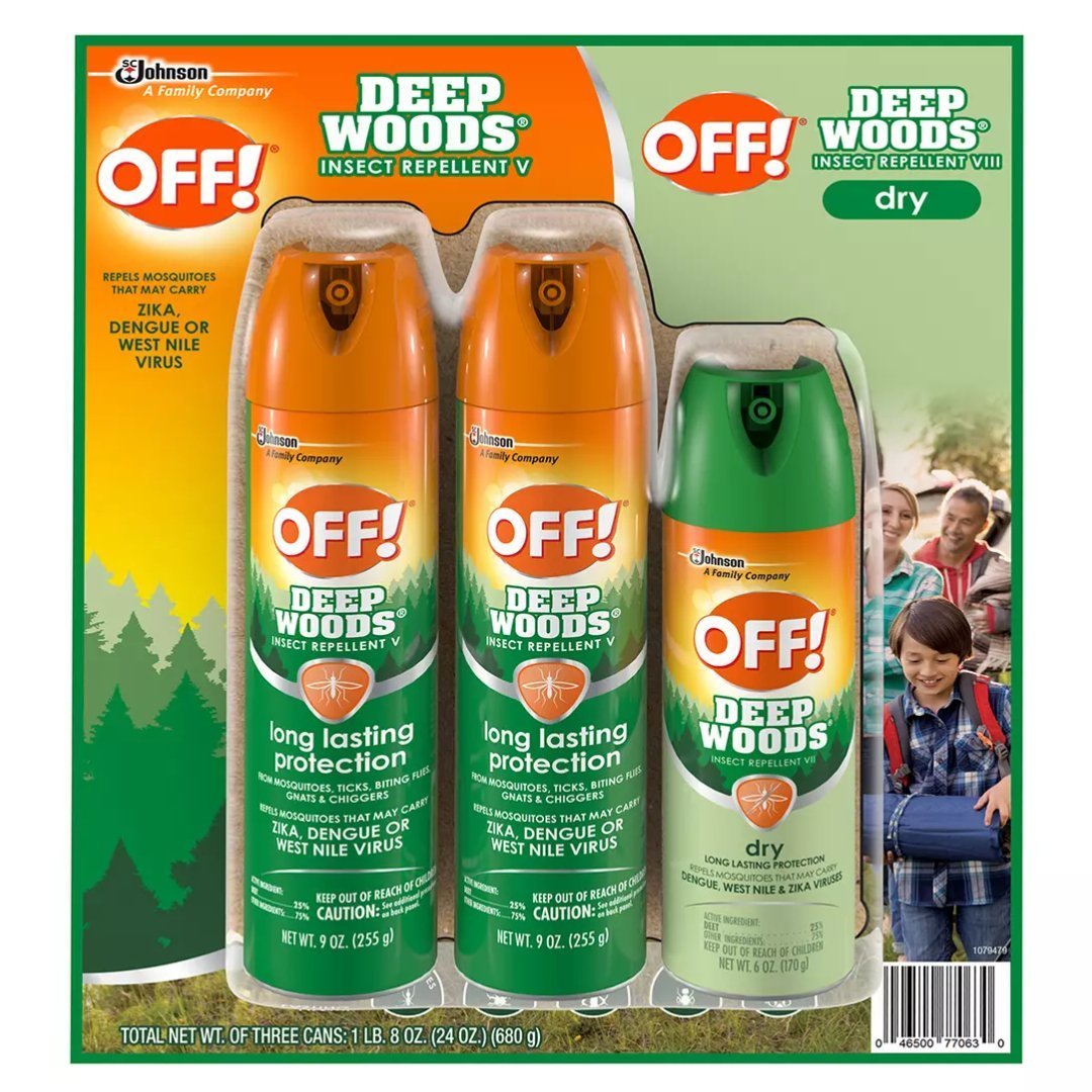 Project 17 - 2022-10-18T122806.798 Repelente De Insectos Seco, Protección De Mayor Duración, OFF / 2 Pack 255g / 1 Pack 170g - Imagen 1