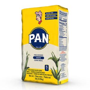 Harina De Maíz Blanco Precocida Sin Gluten, Pan / 2.26Kg