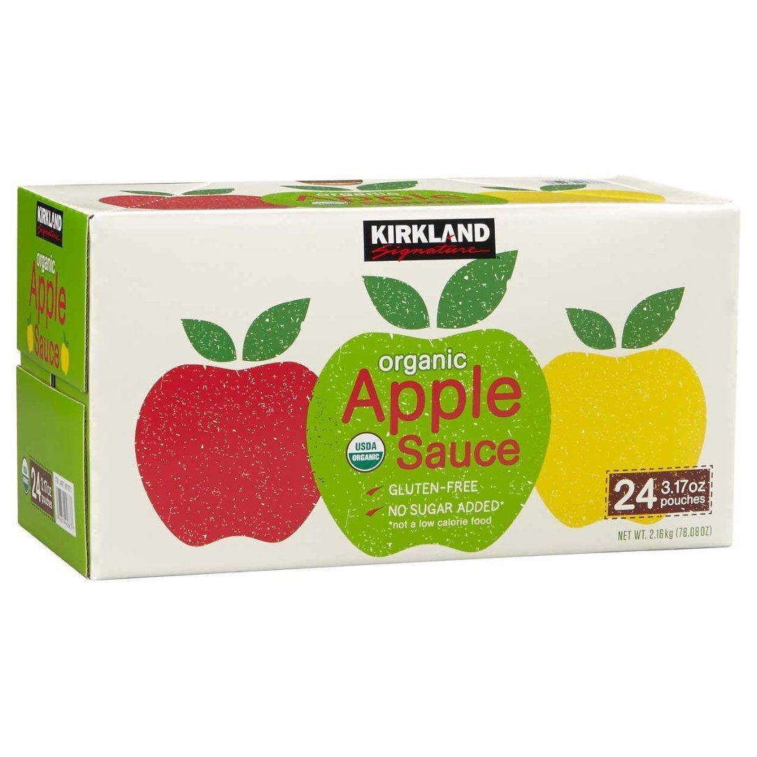 Project 17 (77) Jugos Orgánicos De Manzana, Kirkland Signature / 24 Pack / 90g - Imagen 1