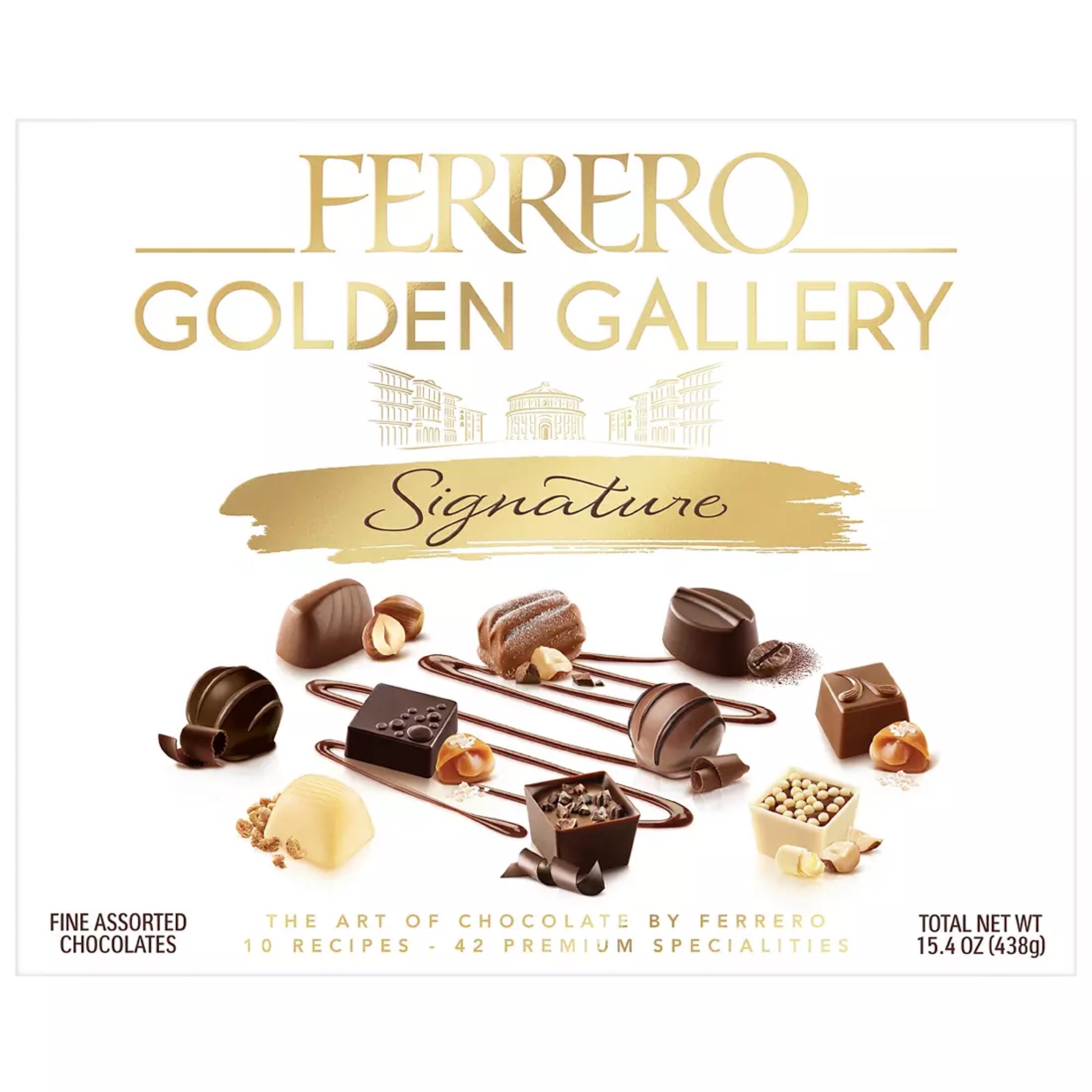 328e33a2-fec1-405c-9877-44287c6ba8d2 Chocolate Ferrero Golden Gallery Signature, 42 Pack / 438g - Imagen 1