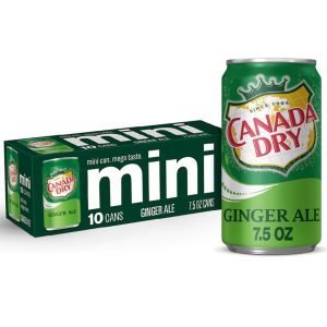 Refresco Mini Ginger Ale, Canada Dry / 10 Pack / 221mL