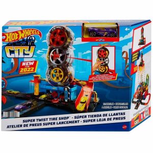 Hot Wheels - Tienda De Neumáticos City Super Twist / +4
