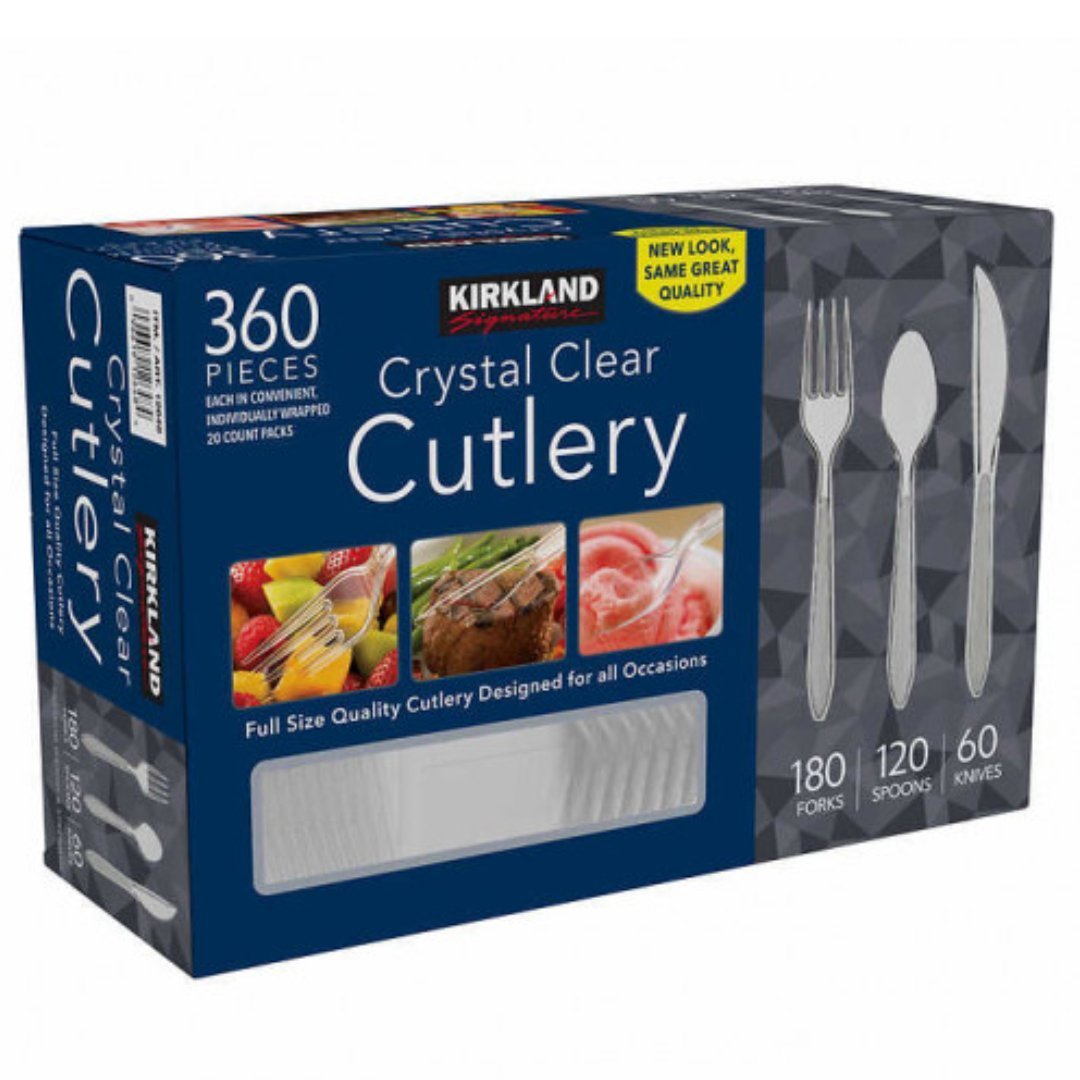 Untitled Project (54) Cubiertos Transparentes, Kirkland Signature / 360 Pack Variados - Imagen 1
