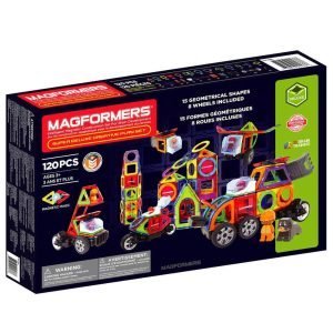 Set Creativo Figuras Geométricas Magnéticas, Magformers / 120 Piezas / 3+ Años