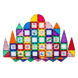 Juego De Piezas Geométricas Magnéticas, Picasso Tiles / 102 Piezas / 3+ Años - Imagen 3