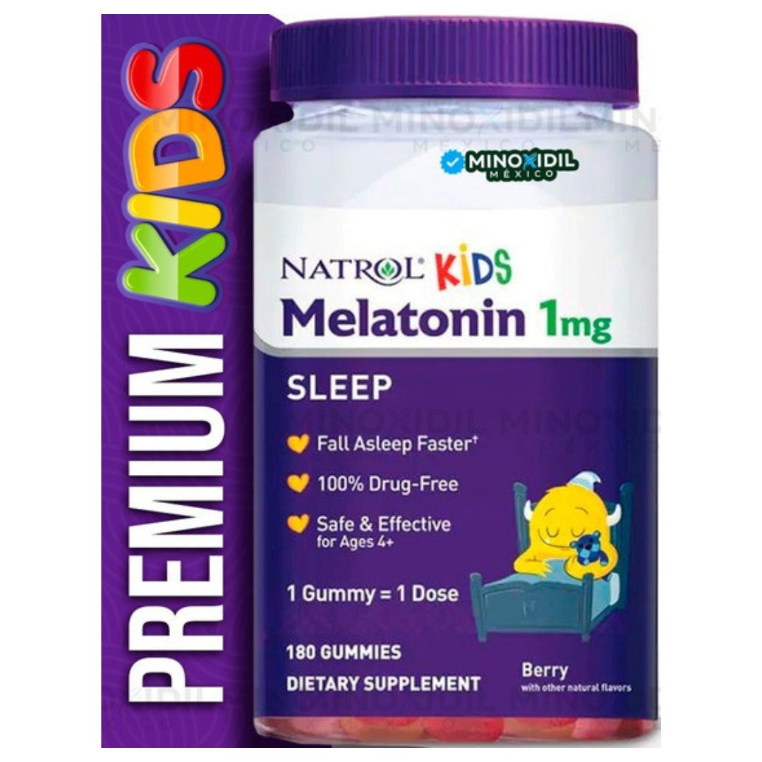 Untitled Project - 2023-01-18T192042.405 Melatonina Para Niños, Natrol Kids / 1mg / 180 Gomitas - Imagen 1