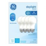 Bombillos LED De Luz Diurna GE / 60 W / A19 De Uso General - 760 Lúmenes / 4 Pack