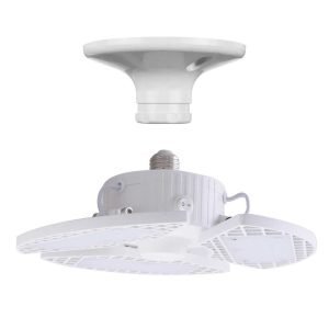 Luz De Garaje LED De 3 Paneles Súper Brillante / 2 Pack