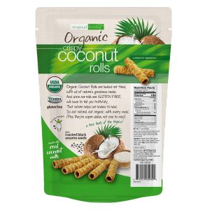 Rolls De Coco Crujiente Orgánicos, Tropical Fields / 312g - Imagen 2