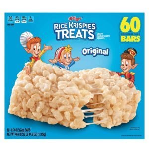 Barras De Arroz Inflado Crujiente Sabor Original, Kellogg´s / 60 Pack / 22g / 1.32 Kg Total