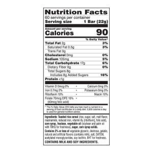 Barras De Arroz Inflado Crujiente Sabor Original, Kellogg´s / 60 Pack / 22g / 1.32 Kg Total - Imagen 2