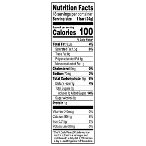 Barras De Granola Quaker Chewy Dipps Con Chispas De Chocolate / 18 Pack / 24g / 432g Total - Imagen 3