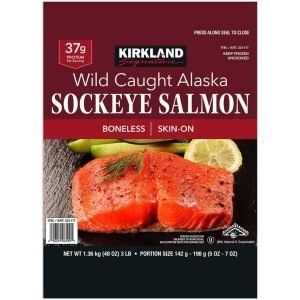 Salmón Rojo Salvaje De Alaska, Kirkland Signature / 1.36 Kg