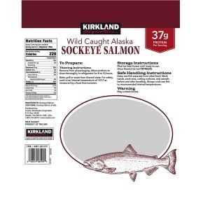 Salmón Rojo Salvaje De Alaska, Kirkland Signature / 1.36 Kg - Imagen 2