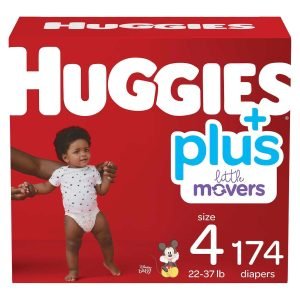 Pañales Huggies Little Movers Talla 4 / 174 Pack