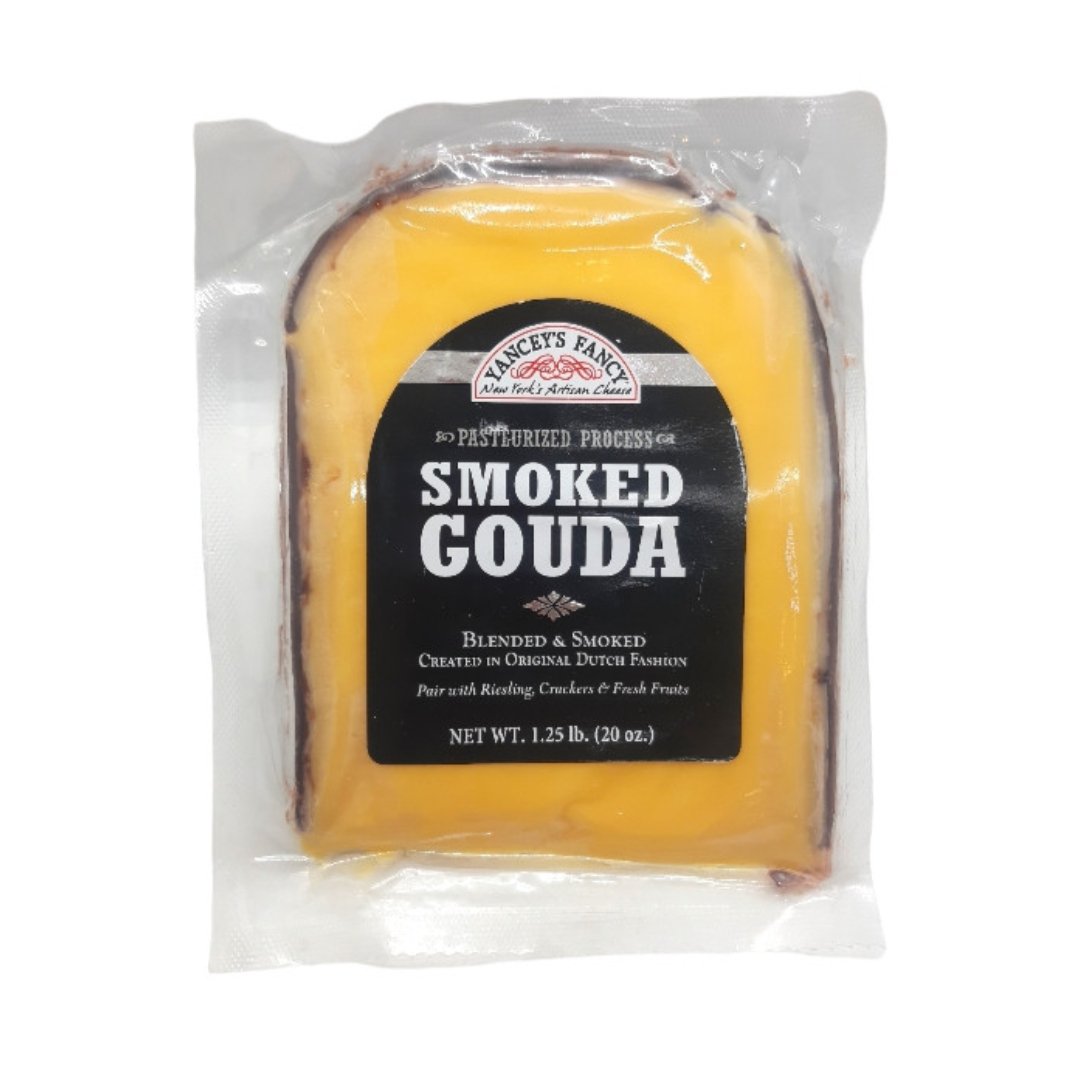 Untitled Project - 2023-04-13T224300.998 Queso Ahumado Gouda, Yancey´s Fancy / 566g / 1.25lb - Imagen 1