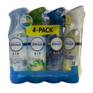 Spray Aromatizante, Febreze 4 Pack Variados / 250g