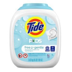 Cápsulas De Jabón Detergente Tide - Free & Gentle / 152 Cap