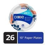 Platos De Carton Dixie / 26 Pack / 25.5cm