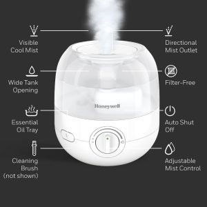 Humificador De Vapor Frio Ultra Silencioso / Honeywell Mini Mist - Imagen 3