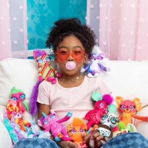 Rollo Divertido Animales De Peluche - Fur By The Foot Bubble Gum Besties / 2 o 3 Peluches - Imagen 2