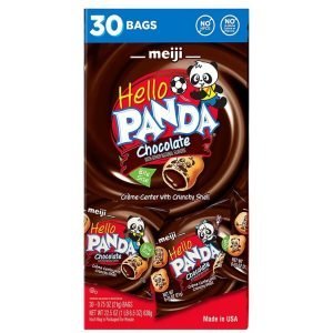Gelletas Rellenas De Crema De Chocolate / Hello Panda / 638g / 30 Pack
