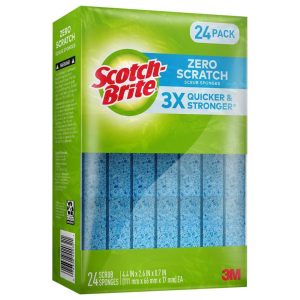 Esponjas Para Fregar Anti-Rayas 3X Potencia de Fregado / Scotch-Brite / 24 Pack