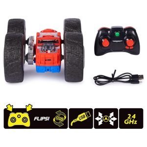 Vehículo De Acrobacias 2en1 Con Control Remoto / Flippin Frenzy 360 Grados Tornado Action / USB / 4+ Años - Imagen 3