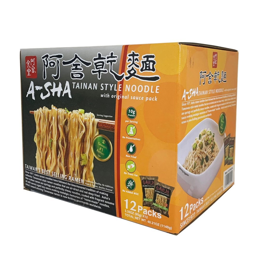 Untitled Project (62) Fideos Instantáneos Ramen Estilo Taiwan Con Salsa Original Incluida / A-sha / 95g / 12 Pack - Imagen 1