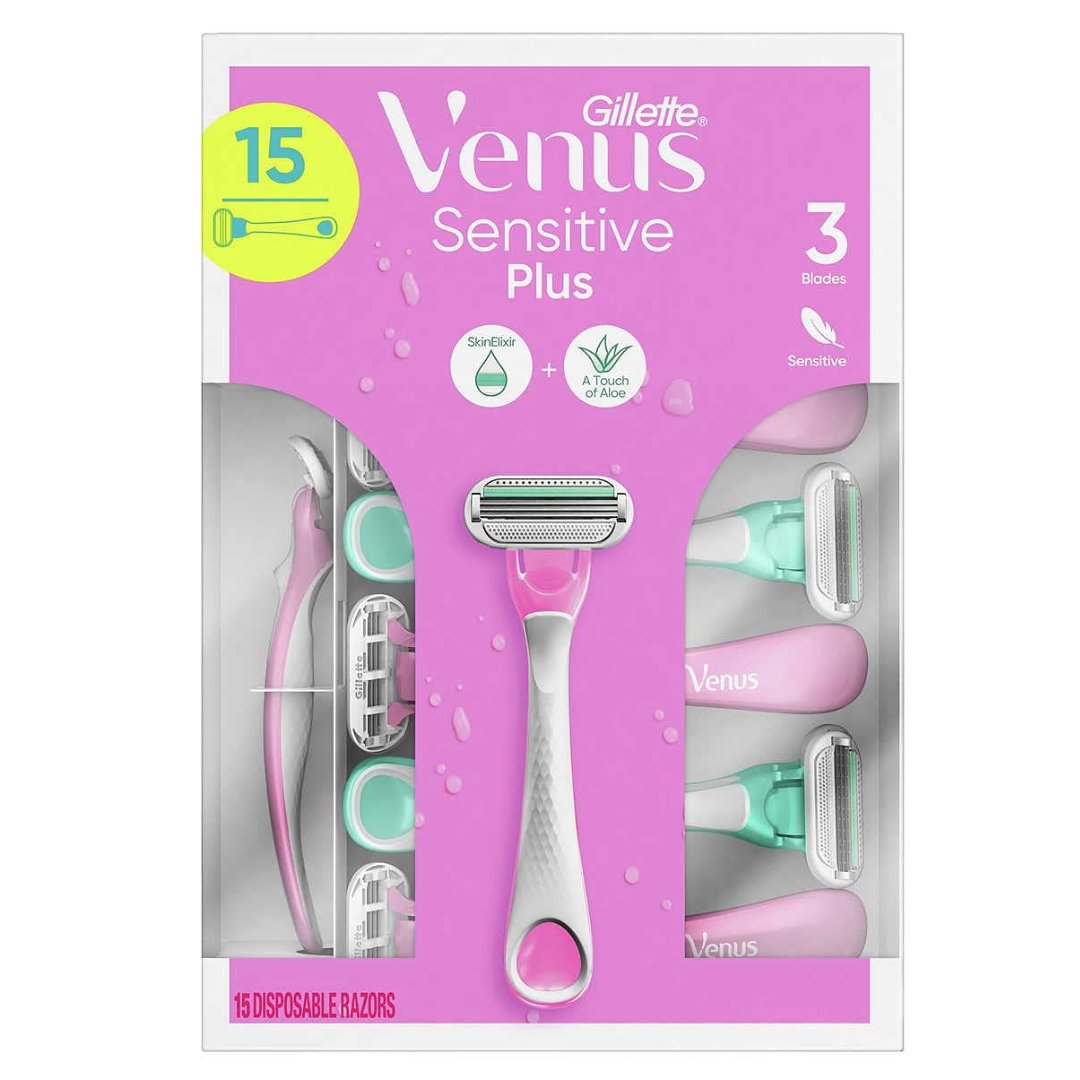 Untitled Project (13) Afeitadoras Desechables Gillette Venus Sensitive Plus / 15 Pack - Imagen 1