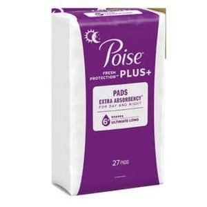 Toallas Clínicas Extra Absorbentes - Poise Plus + / 27 Pack