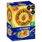Honey Bunches Cereal De Avena Con Miel y Almendras Crujientes, 2 Pack / 1.36kg
