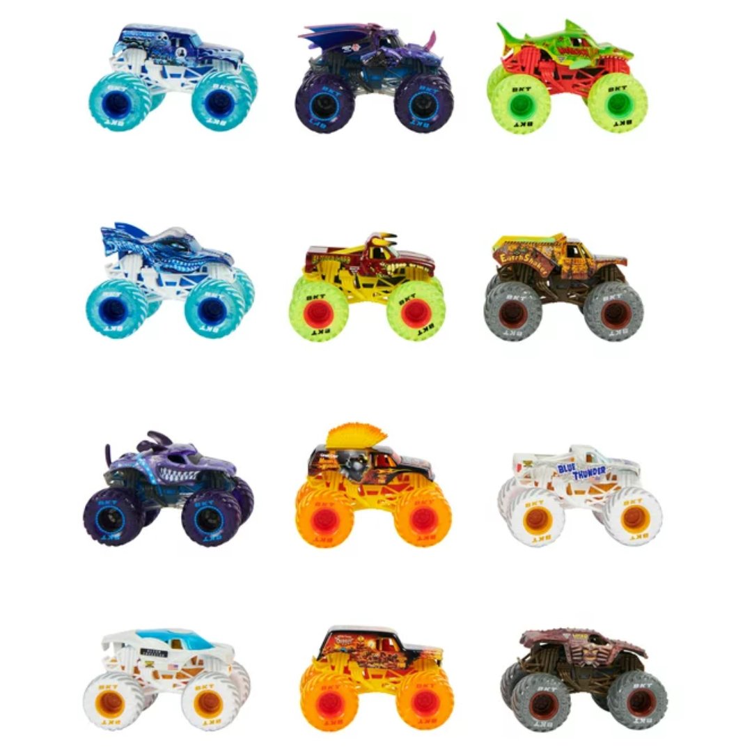 Untitled Project (76) Autos Monster Jam Fire&Ice Zombie Vs Hunter / 12 Vehículos - Imagen 1