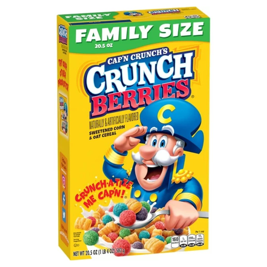 Untitled Project (33) Cereal Crunch Berries Family Size / Cap'n Crunch's / 582g - Imagen 1