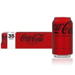 Latas De Refresco Coca-Cola Zero Sugar / 35 Pack / 355mL - Imagen 2