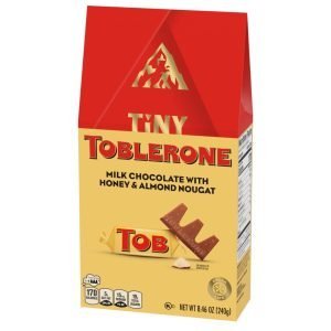 Mini Barras De Chocolate Con Leche Toblerone Con turrón De Miel y Almendras - Tiny / 240g