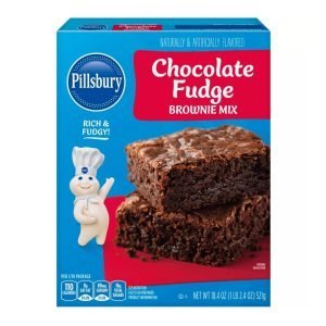 Mezcla De Brownie Chocolate Fudge / Pillsbury / 521g