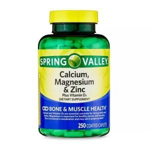 Calcio, Magnesio & Zinc / Spring Valley / 250 Tabletas