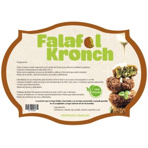 Falafel Congelado Listo Para Freír / Falafel Kronch / 600g / 25 Und - Imagen 2