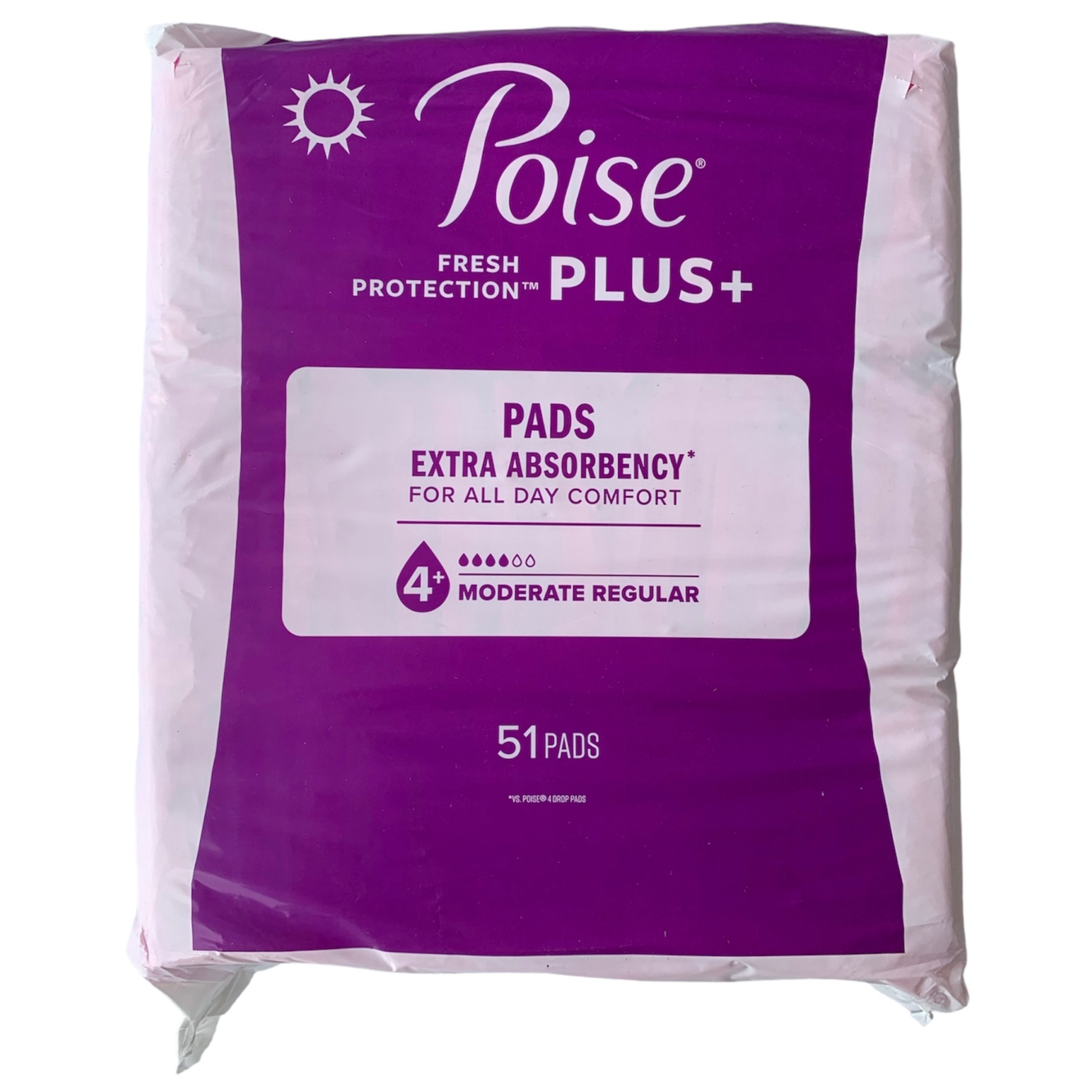 e5b5d8c5-ae43-4b25-84b3-03de05d78e06 Toallas Sanitarias Extra Absorbentes Flujo Moderado - Poise Plus + / 51 Pack - Imagen 1