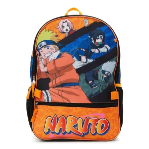 Bolso Escolar, Lonchera y Cartuchera Naruto Shippuden Squad 17" / 4 Piezas - Imagen 4