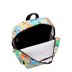 Bolso Escolar Pokemon 17" Con Estampado Unisex Multicolor - Imagen 3