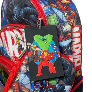 Bolso Escolar, Lonchera y Cartuchera Marvel 17″ / 4 Piezas - Imagen 3