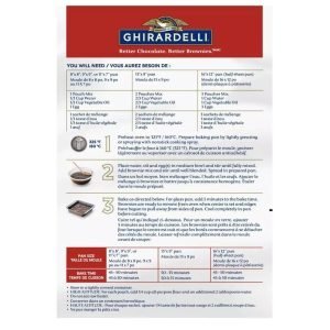 Mezcla De Brownie Ghirardelli Triple Chocolate 5 Pack / 2.83kg - Imagen 2