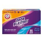 Hojas Suavizantes Para Secadora - Fresh Burst / Arm & Hammer / 80 Hojas