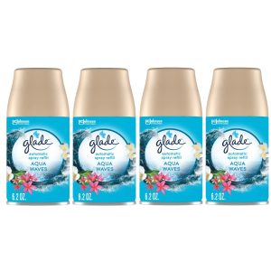 Recambios De Aerosol Automático - Glade Aqua Waves Para Ambientador / 4 Pack / 175g
