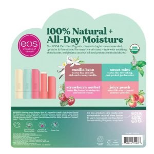 Bálsamo Labial Eos - Orgánico 100% Natural / 9 Pack / 4g - Imagen 2