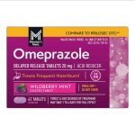 Tabletas De Liberación Retardada De Omeprazol 20 mg Para Reducir La Acidez - Menta Silvestre- Member's Mark / 42 Tabletas