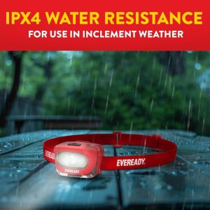 Linterna Frontal Recargable - Superbrillantes IPX4 - Resistentes Al Agua (Cable USB Incluido) / 2 Pack / Eveready - Imagen 3