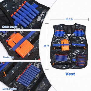 Kit De Chaleco Táctico Para Niños - Nerf Serie N-Strike - Imagen 7